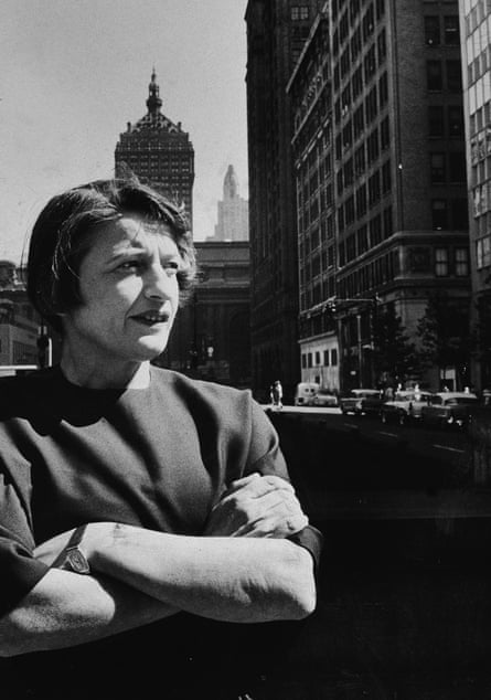Ayn Rand in New York City in 1957.