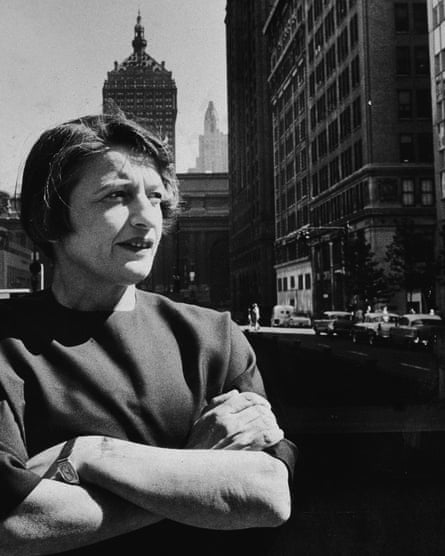 Ayn Rand in New York City, 1957.