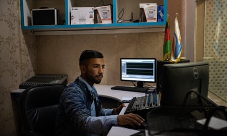 radio worker in Afghanistan