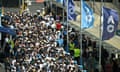 The first target million spectators flocked to Melbourne Park on day one of the 2024 Australian Open.