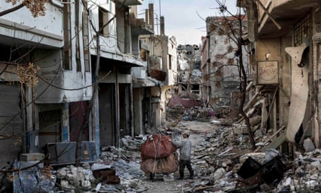 The toll of the war on Syria has been immeasurable. Here the Old City of Homs, destroyed by years of conflict.