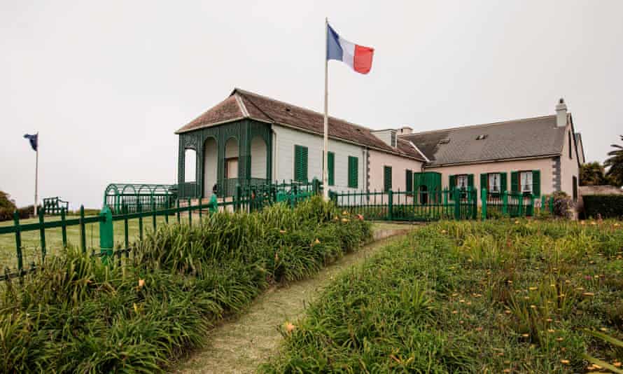 Longwood House on Saint Helena, Napoleon's last residence.