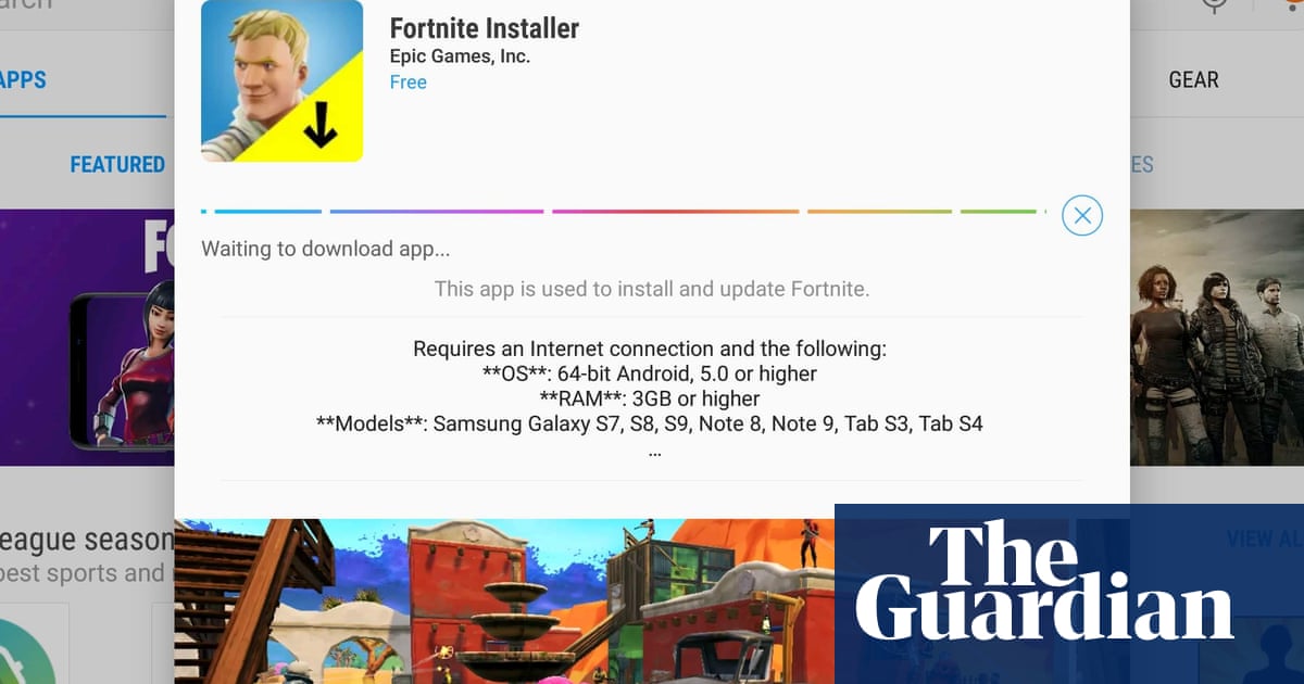 fortnite players using android phones at risk of malware infections - fortnite download android no human verification