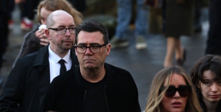 Andy Burnham in black clothes