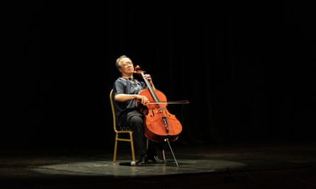 Yo-Yo Ma on stage in Nairobi last week.