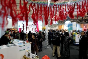 Inside the pavilions