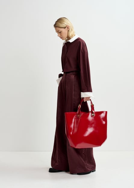 moel wearing Shirt, £160 and trousers, £190, essentiel-antwerp.com