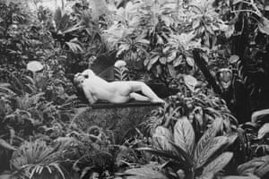 Édouard Boubat: Hommage au Douanier Rousseau, Paris, 1980 This photograph references French painter Henri Rousseau and his famous painting The Dream from 1910
