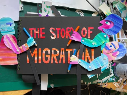 A still from The Story of Migration animated film.