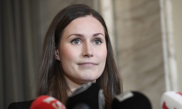 سانا مارین، نخست وزیر جدید فنلاند.