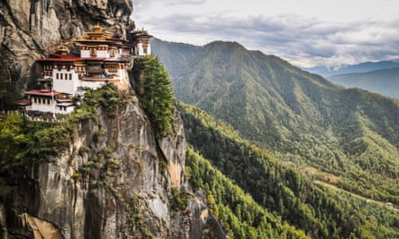 Paro Taktsang (Tigers Nest) monastery in Bhutan.