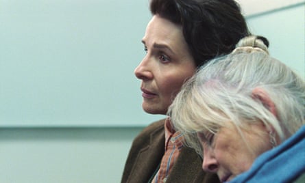 Upending … Juliette Binoche and Anna Calder-Marshall.