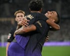 European football: Barcelona thrash Real Betis to maintain 100% record
