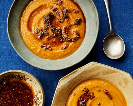 Imad Alarnab - Red lentil soup and dukkah oil