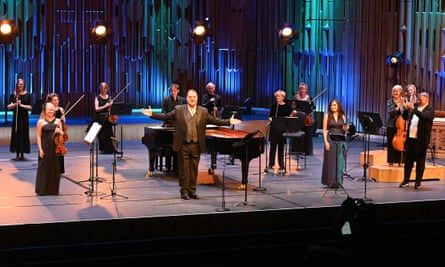 Breathtaking … Bryn Terfel and the Britten Sinfonia at the Barbican Hall, London.