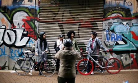 Bikes and grafitti in Newtown