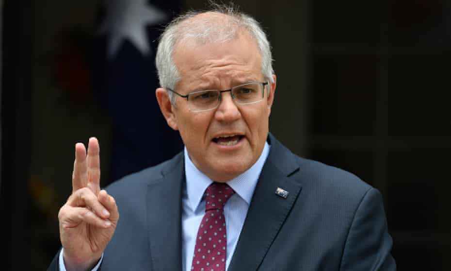 Australian prime minister Scott Morrison
