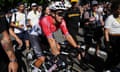 Team Jayco AlUla's Dylan Groenewegen after winning stage six of the Tour de France in Dijon