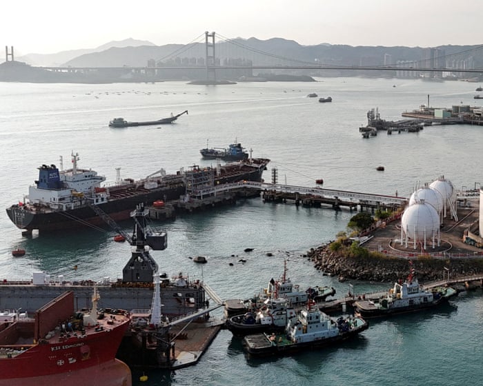 Oil profits spike as Middle East war fuels energy prices and Trump blasts soaring earnings – business live — image supplied by The Guardian Business's feed