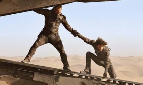 Josh Brolin and Timothée Chalamet in the upcoming film adaptation of Dune 
