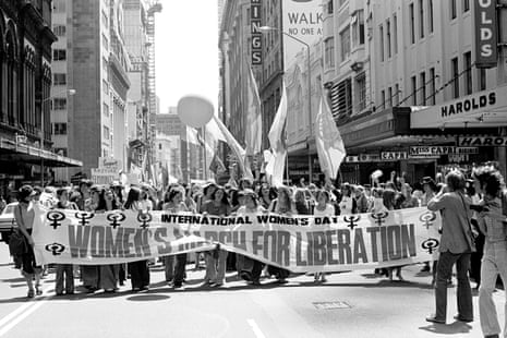 International Women’s Day march in Sydney, 1975.