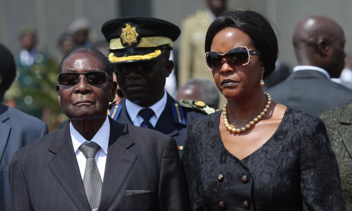 Teenageår Hjelm Rang Grace Mugabe: the rags to riches rise and fall of 'Gucci Grace' | Grace  Mugabe | The Guardian
