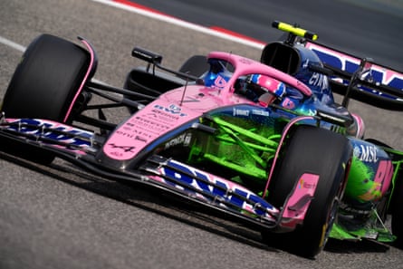 Jack Doohan driving for Alpine in pre-season F1 testing in 2025.