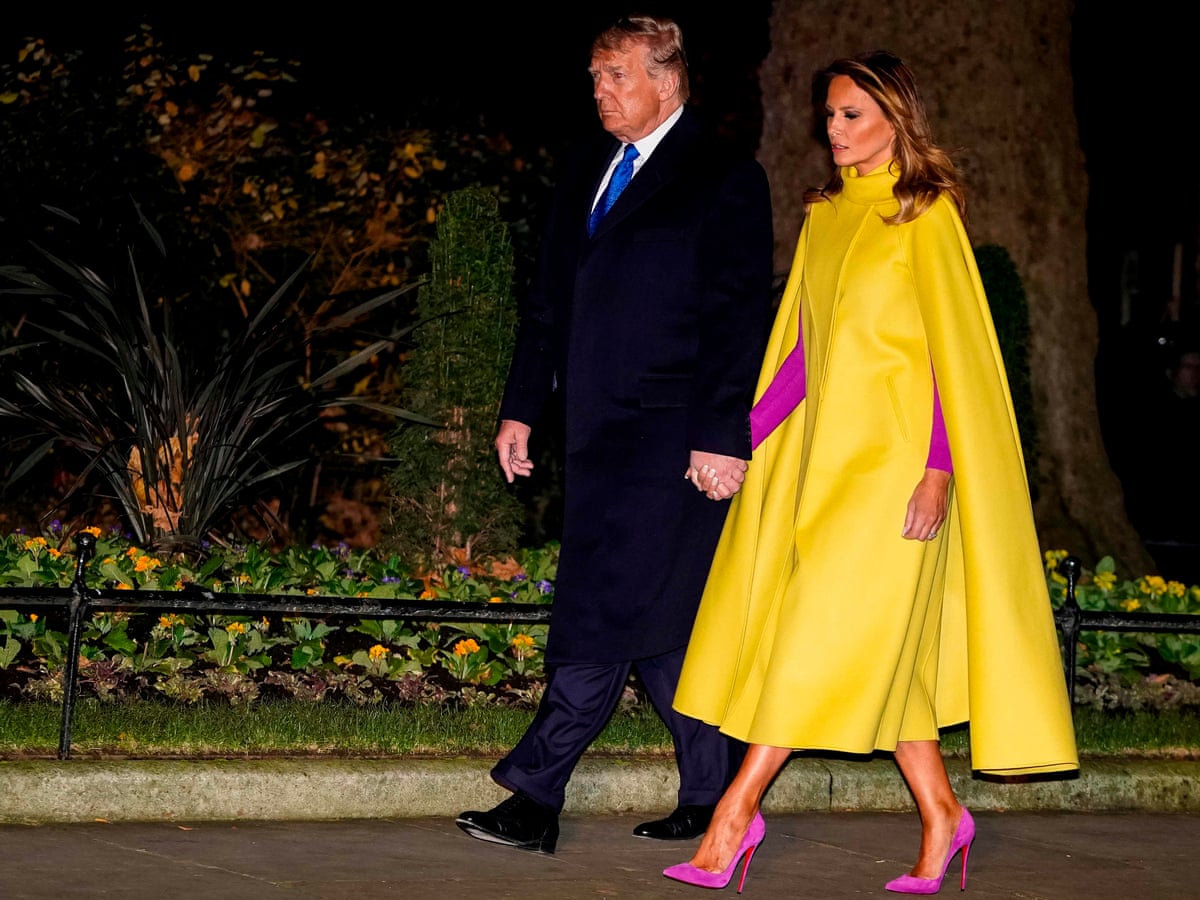 Style superstar or pop culture villain? The meaning of Melania Trump's cape | Fashion | The Guardian Style superstar or pop culture villain? The meaning of Melania Trump's cape | Fashion | The Guardian