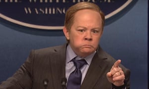 Melissa McCarthy as Sean Spicer.