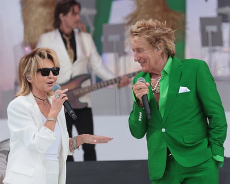 Is that Lulu and Rod Stewart or has it been a rough year for Sue Barker and Boris Becker?