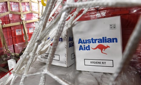Australian aid cargo