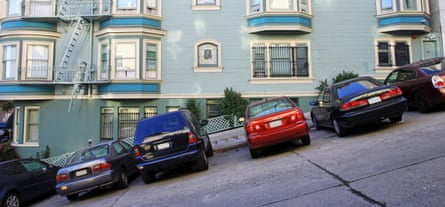 A typical road in San Francisco.