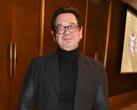 Peter Ettedgui in black polo neck
