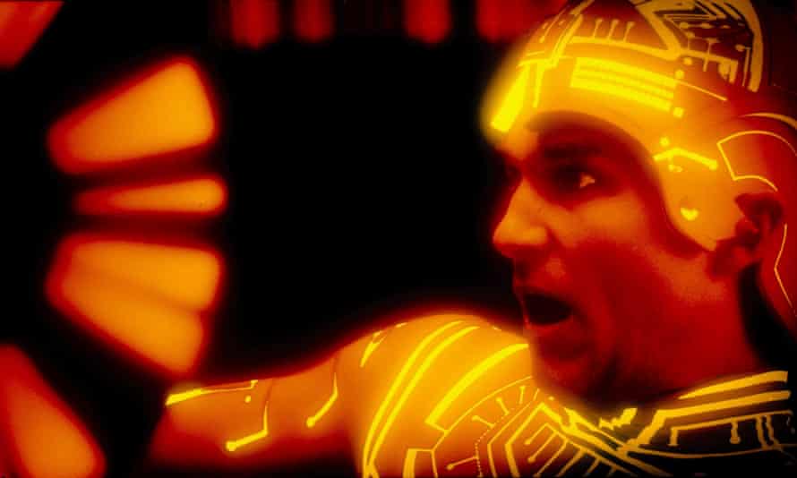 To create Tron’s illuminated circuitry, the glowing areas on 75,000 frames had to be hand-painted.