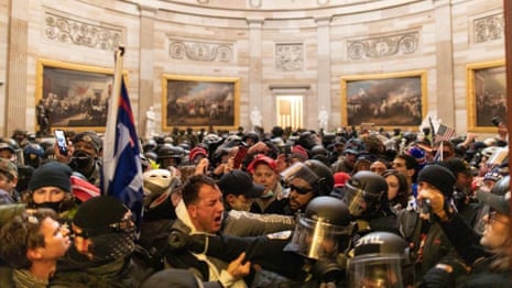 Pro-Trump rioters storm US Capitol during vote on Biden election victory – video report