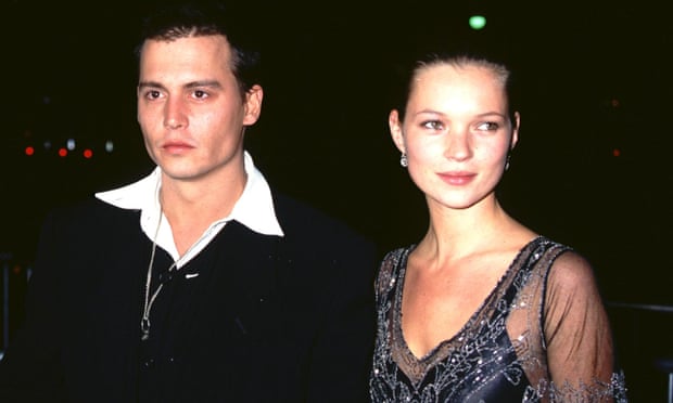 With Johnny Depp in 1997