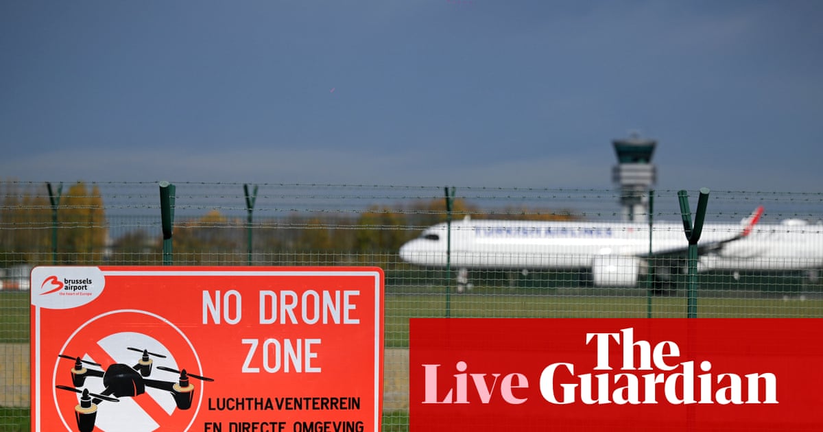 Belgium holds emergency security council meeting to address drone sightings – Europe live