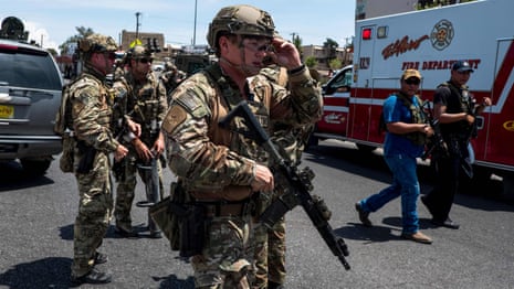 The United States reels as two mass shootings in 13 hours leave 29 dead – video report