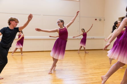 Pupils taking part in a dance class at Dowdales school.