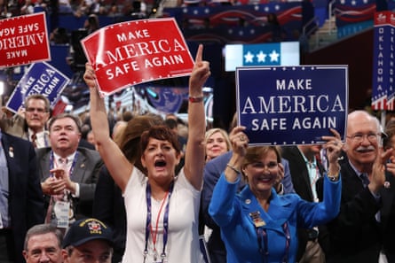 Delegates at the Republican National Convention.