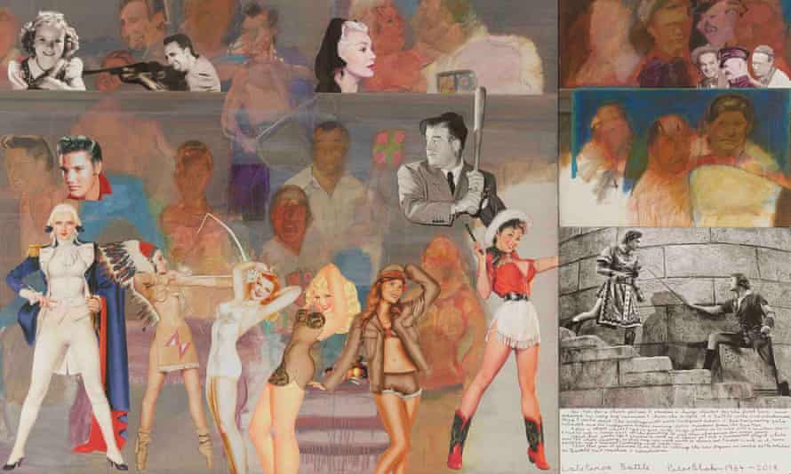 Late Period: Battle by Peter Blake, his largest single picture to date.