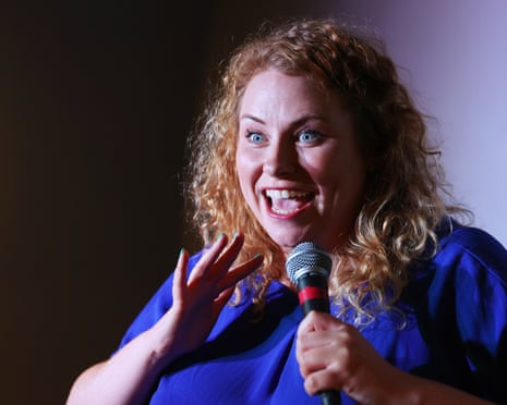 Not a genteel comedian … Amy Gledhill.