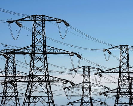 Electricity pylons