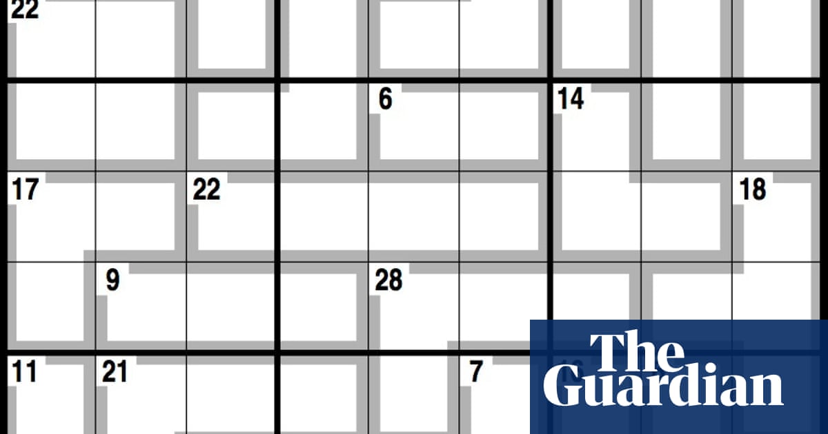 Observer Killer Sudoku Life And Style The Guardian Observer Killer Sudoku Life And Style The Guardian