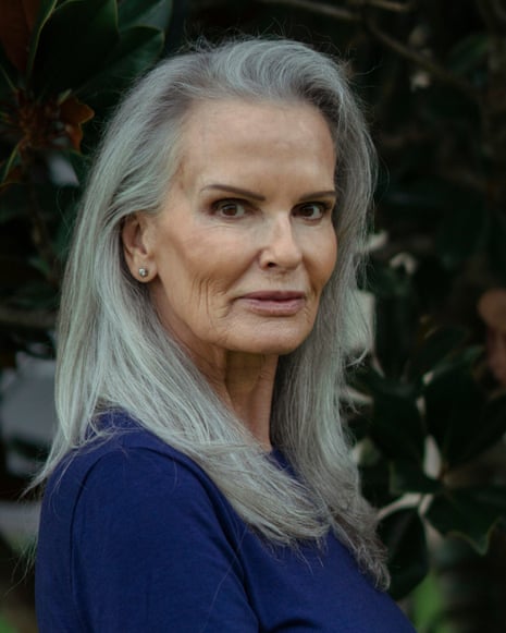 Portrait of Denise Brown, with long silver hair