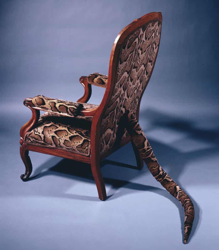 Primitive Seating, 1982, by Dorothea Tanning.