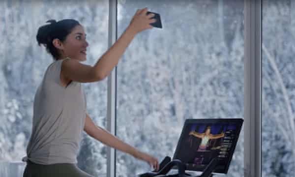 Peloton Loses 1 5bn In Value Over Dystopian Sexist Exercise Bike Ad Advertising The Guardian Moving Computer Phone Commercial Christmas 2021