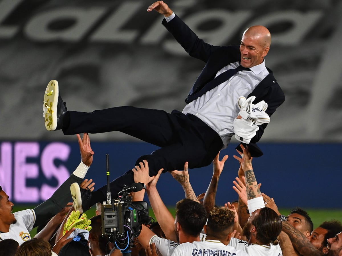 Zinedine Zidane Finds His Ultimate Fulfilment After Real Madrid S Title Real Madrid The Guardian Zinedine Zidane Finds His Ultimate Fulfilment After Real Madrid S Title Real Madrid The Guardian