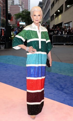 Maye Musk at the CFDA Fashion Awards, New York, this month.