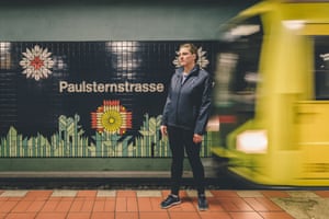In his project Berlin Lines photographer Sebastian Spasic  photographed 20 people in the German capital’s metro stations that had a particular significance to them.